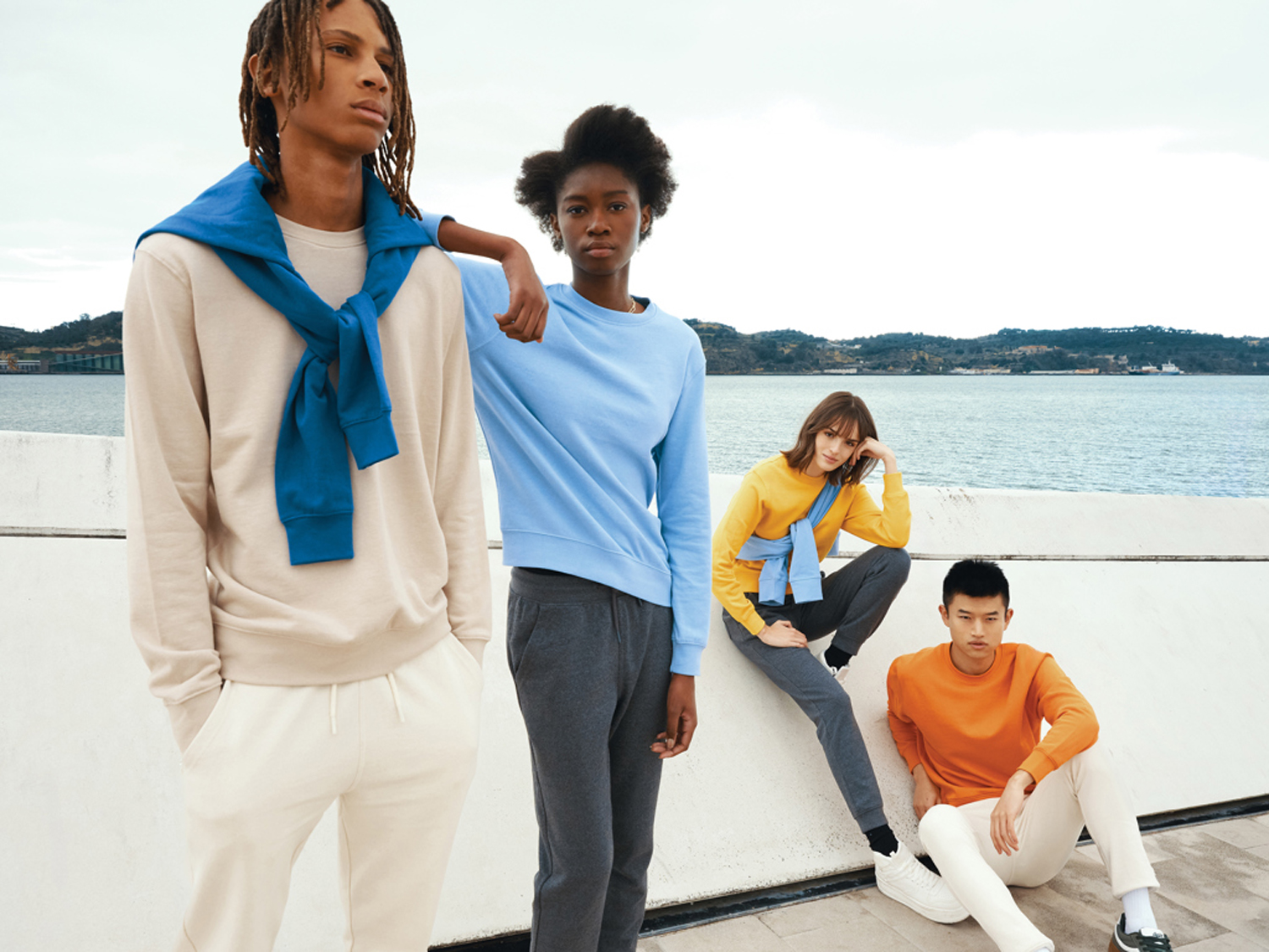 Свитшот Iqoniq Etosha из переработанного хлопка, унисекс, 280 г/м²-20