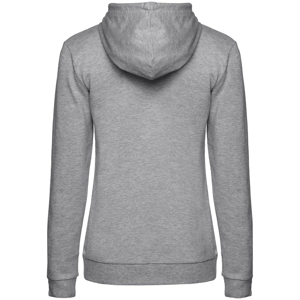 Толстовка с капюшоном женская Hoodie, серый меланж-2