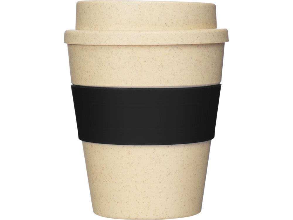 Стакан из пшеничной соломы Madrid 350 мл, черный-2