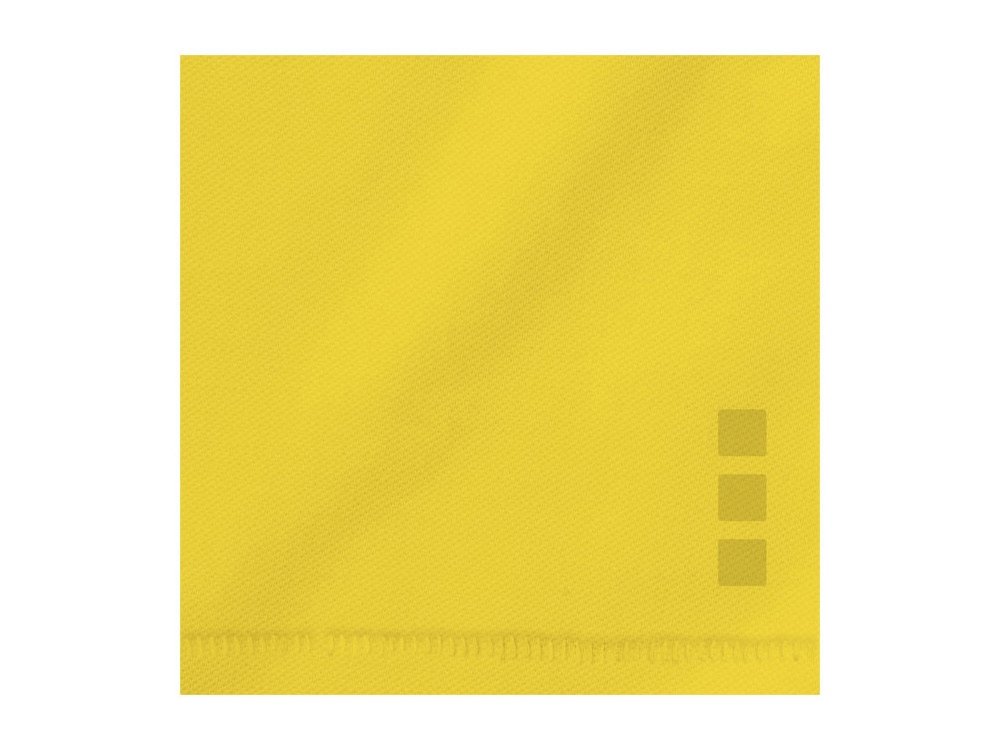 Calgary женская футболка-поло с коротким рукавом, желтый-2