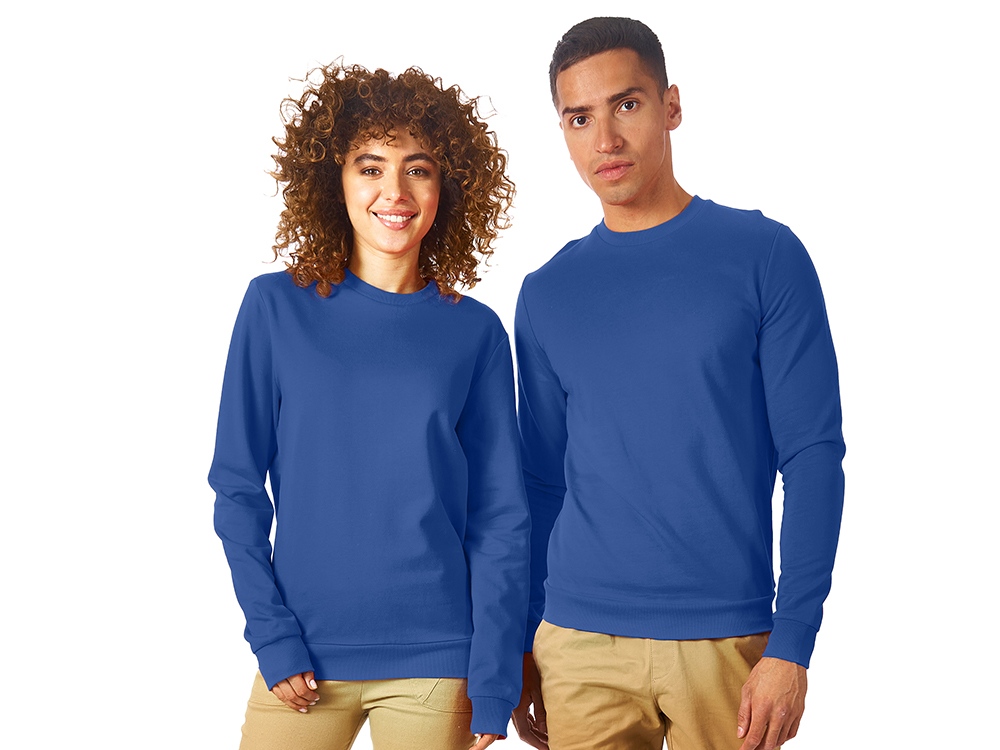 Свитшот Motion унисекс с начесом, классический синий-0