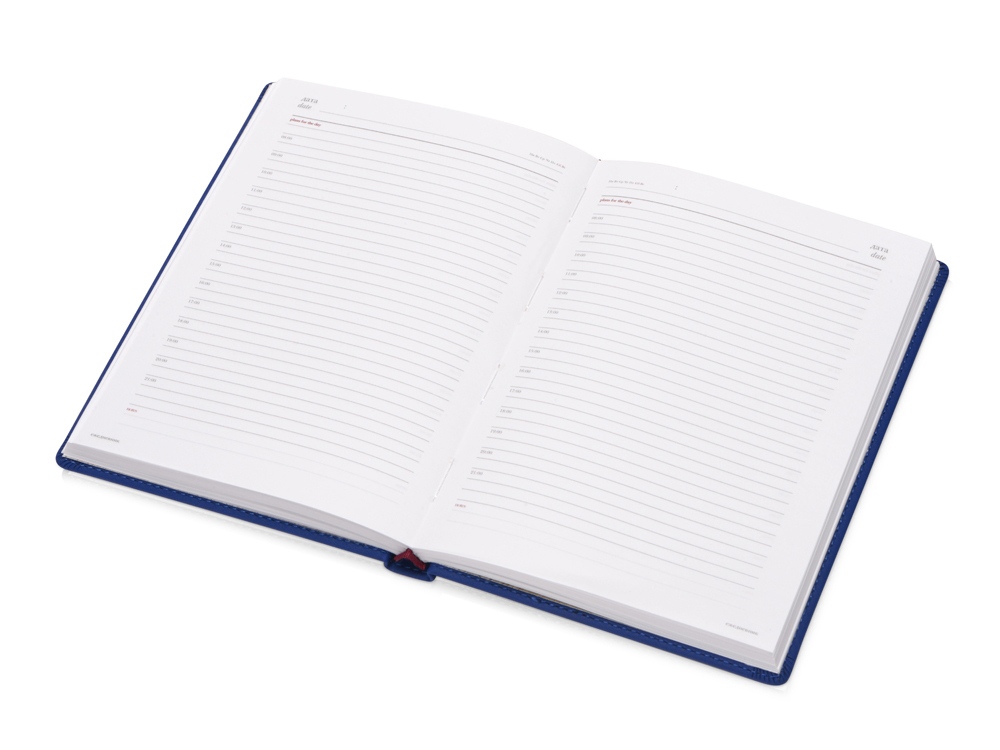 Ежедневник недатированный А5 Velvet, синий-1