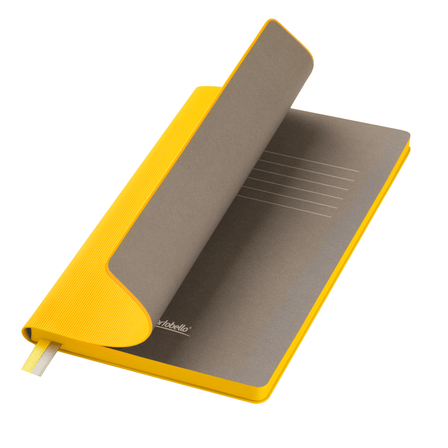 Ежедневник Рейн (Rain) недатированный, желтый (без упаковки, без стикера)-0