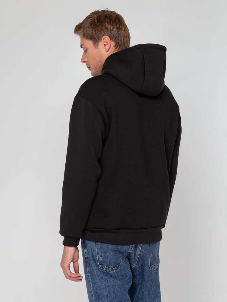 Худи унисекс оверсайз Full Swing, черное-4