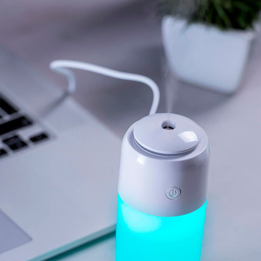 Увлажнитель воздуха TRUDY с LED подсветкой, емкость 200 мл, материал пластик, цвет белый, белый-1