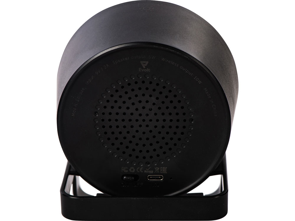 Портативная колонка c функцией беспроводной зарядки Eclipse, 5 Вт / 10 Вт-3