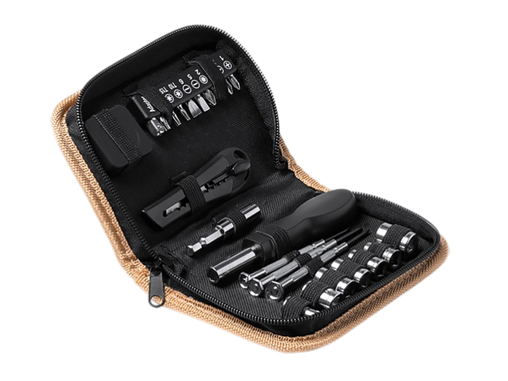 Набор инструментов Декер, 25 аксессуаров, бежевый-1