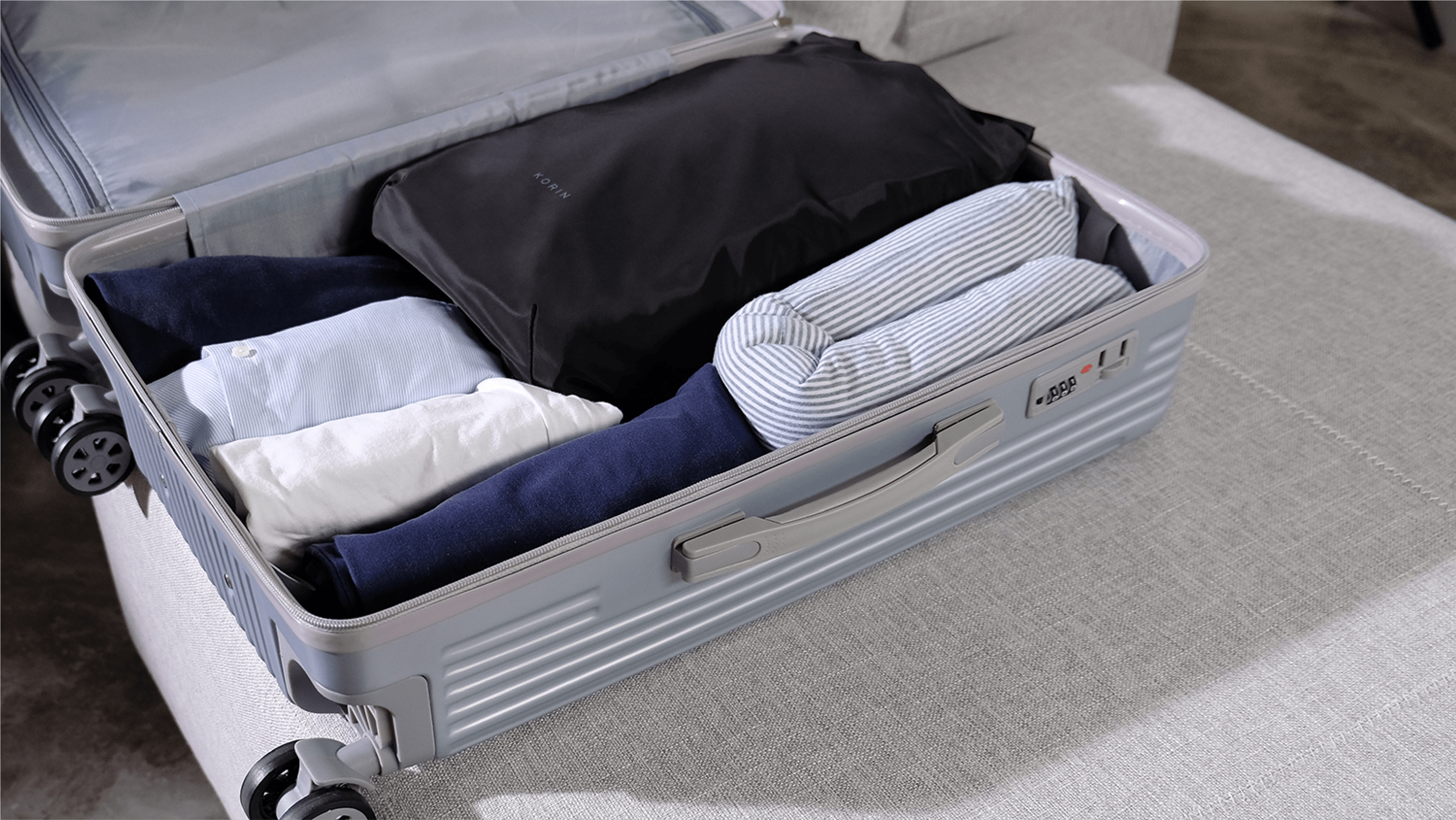 Рюкзак FlexPack Air 46х33х8 см, черный-19