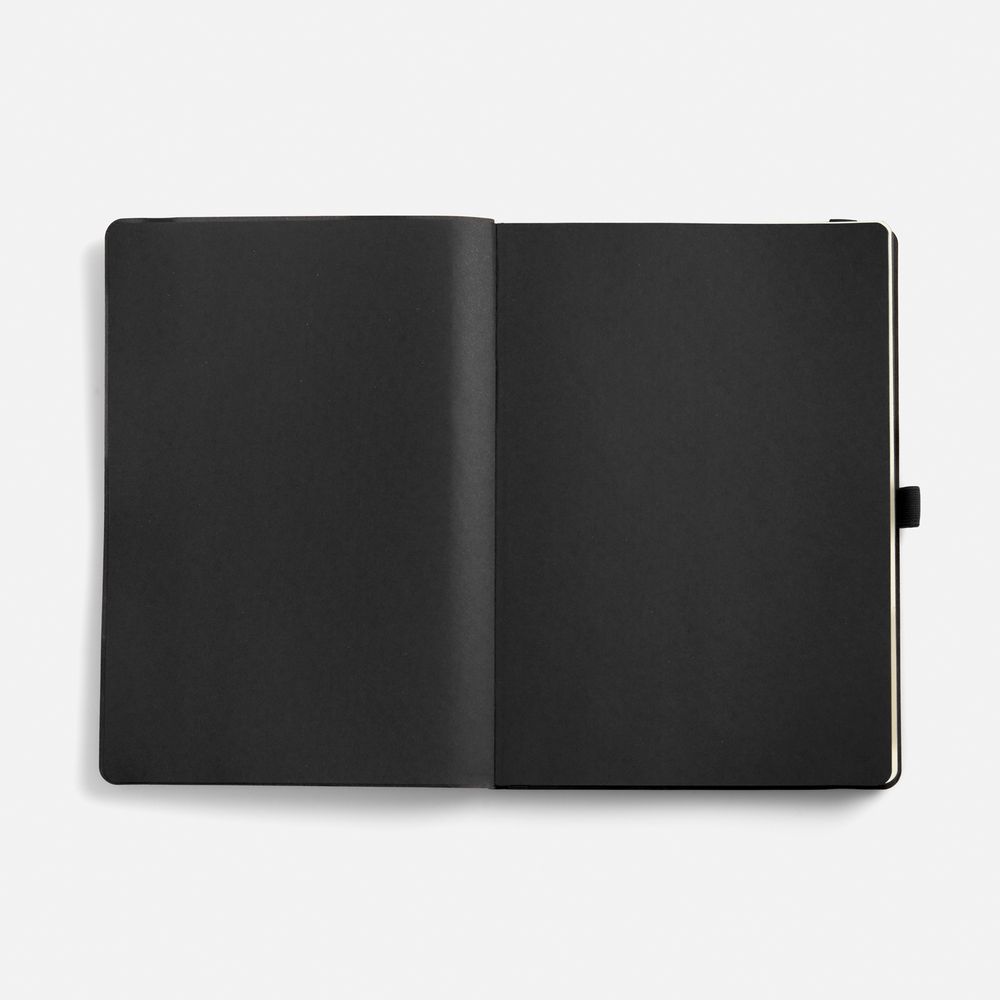 Ежедневник Peel Flex, недатированный, черный-4