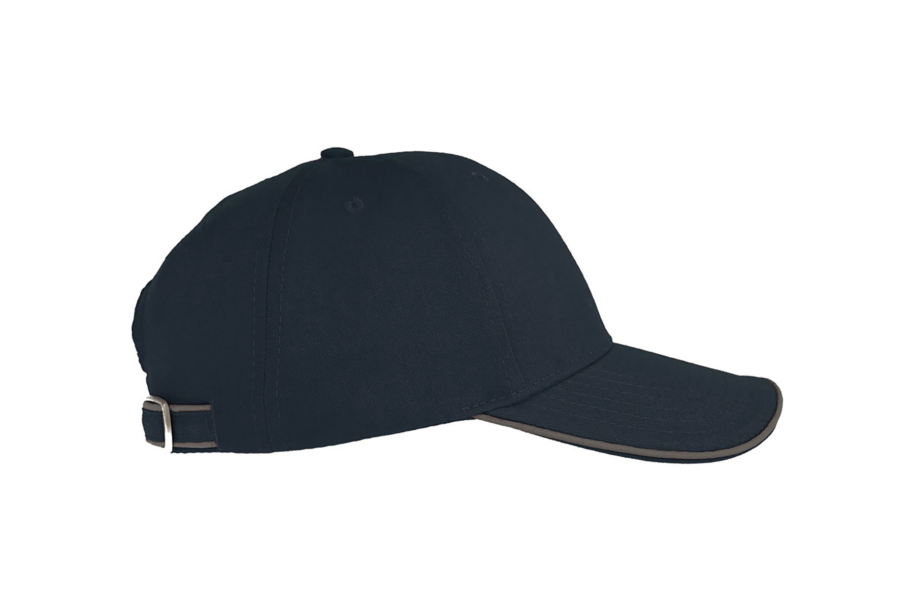 Бейсболка REFLECT со светоотражающими деталями, 6 клиньев,  металлическая застежка, темно-синий-8
