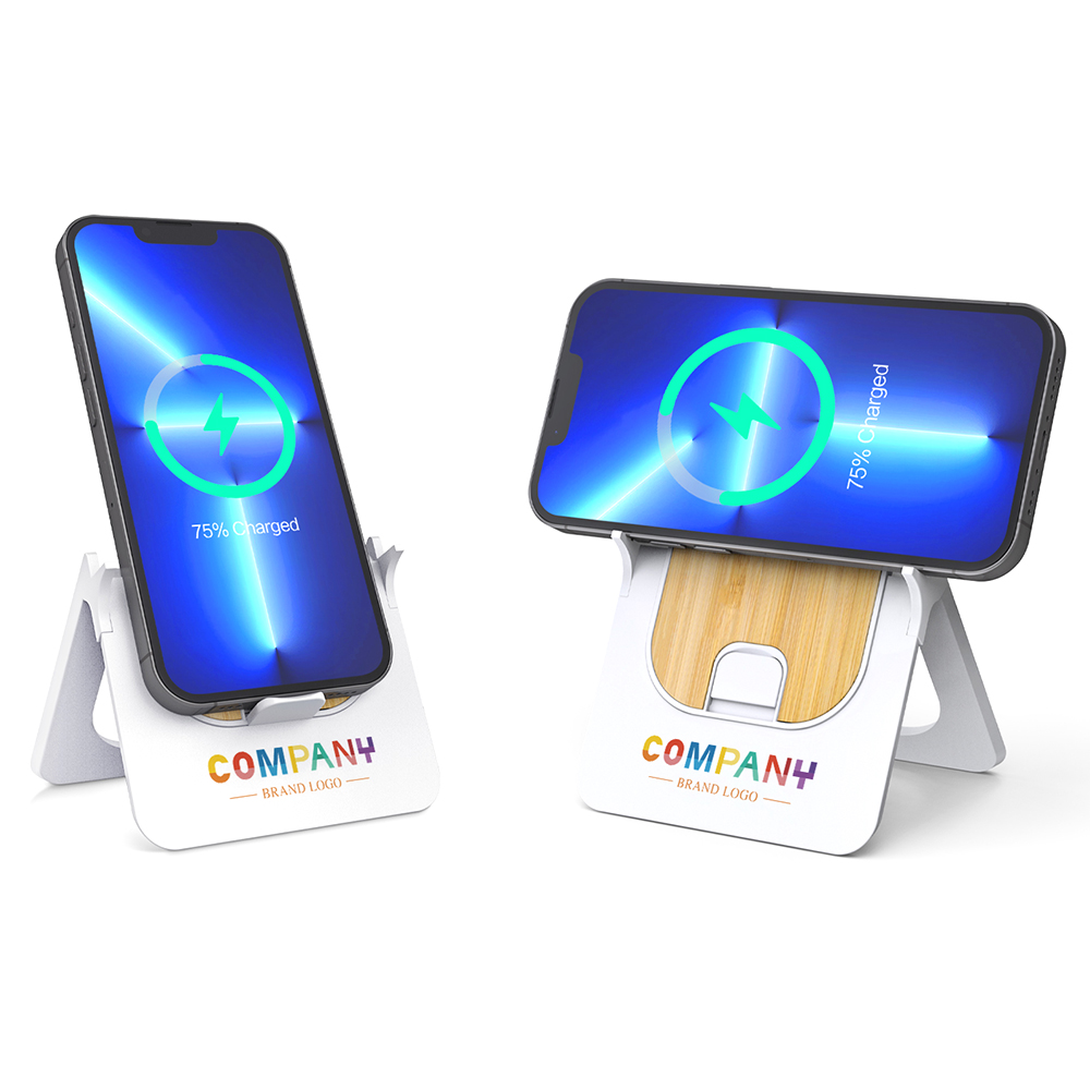 Беспроводное зарядное устройство Bambooco 15W, Белый-2