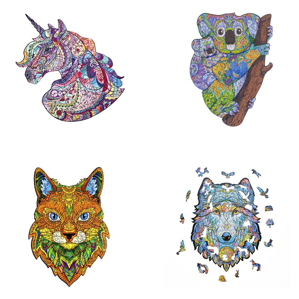 Пазлы деревянные Prezent Premium на заказ, S-1