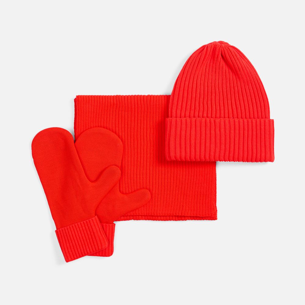 Шарф Yong, ярко-красный (кармин)-2