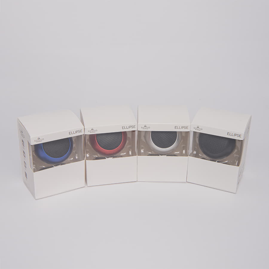 Портативная mini Bluetooth-колонка Sound Burger "Ellipse" серебро, серебристый-5