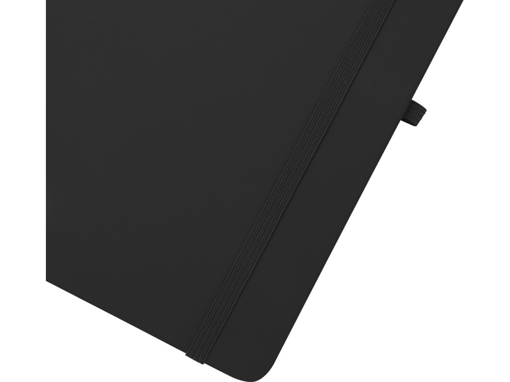 Nexus блокнот формата А5 в твердой обложке с ручкой и карандашом - сплошной черный-4