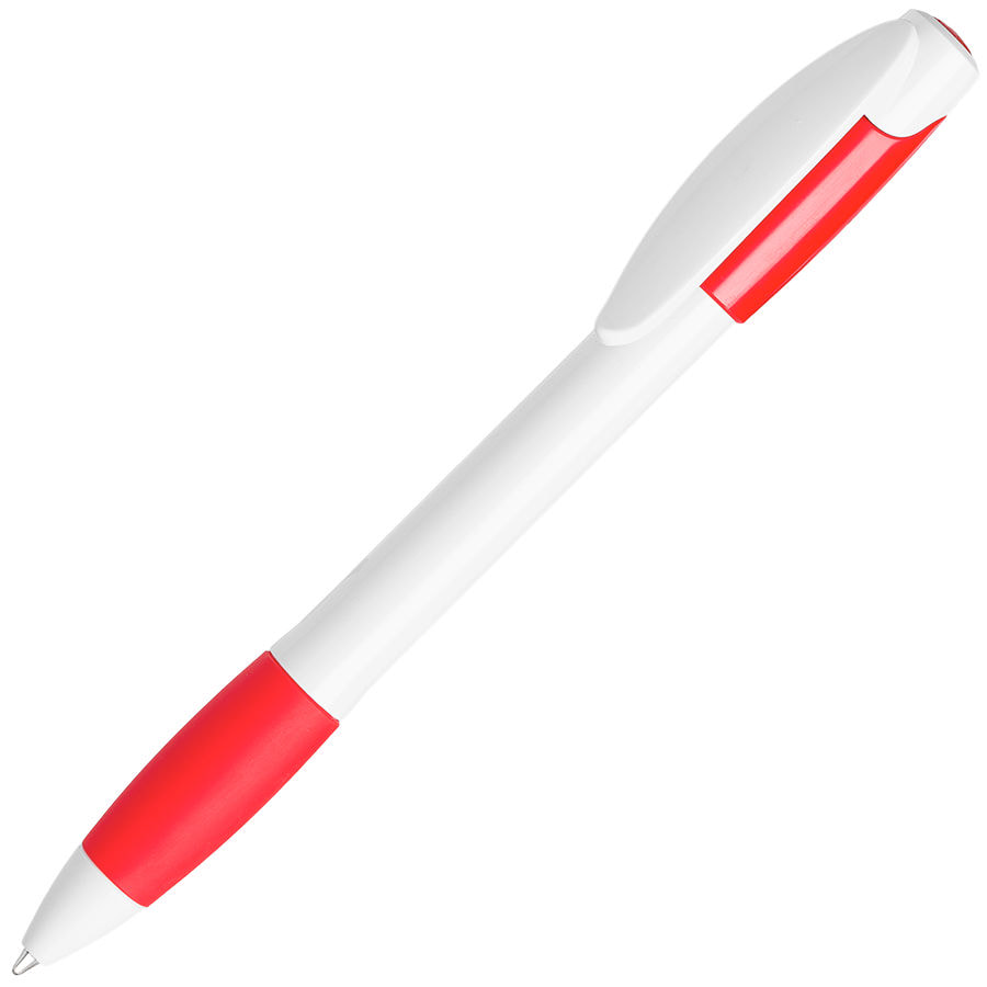 Ручка шариковая с грипом X-5, белый, красный-0