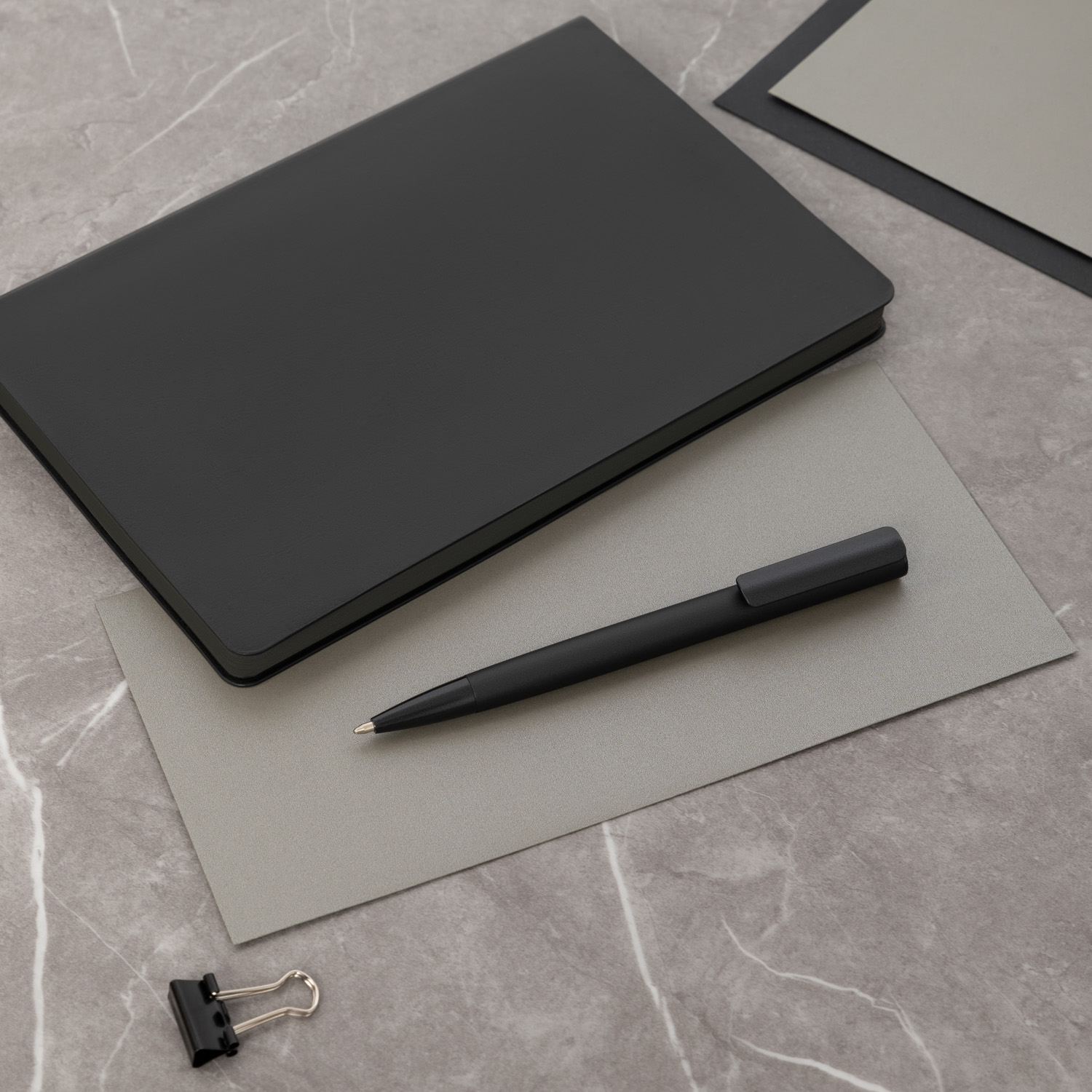 Шариковая ручка Aspen, черная-4