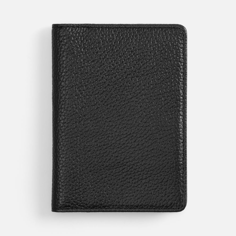 Обложка для паспорта Unison, черная-0