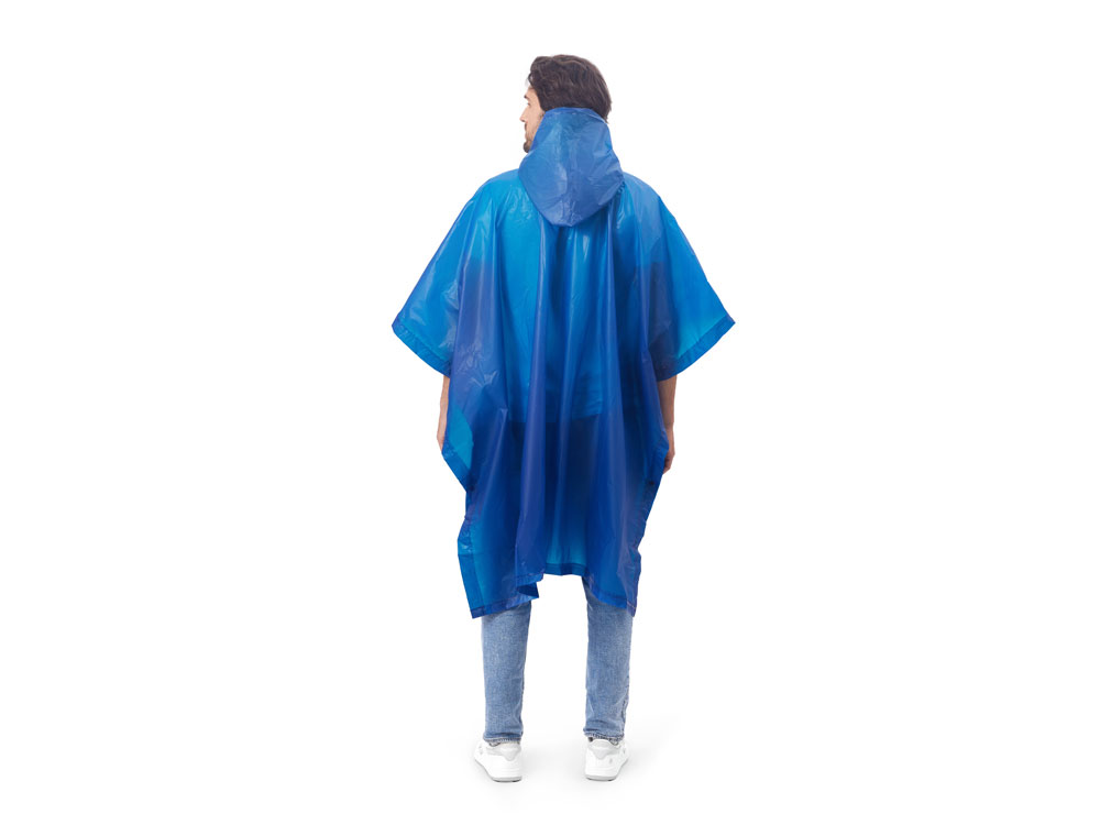 Пончо Hawaii c чехлом унисекс, классический синий-2