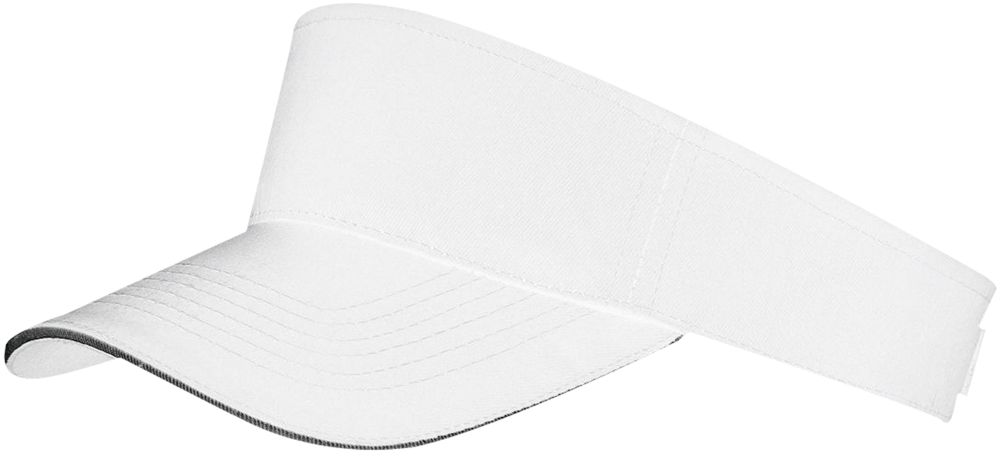 Козырек Ace, белый с черным-1