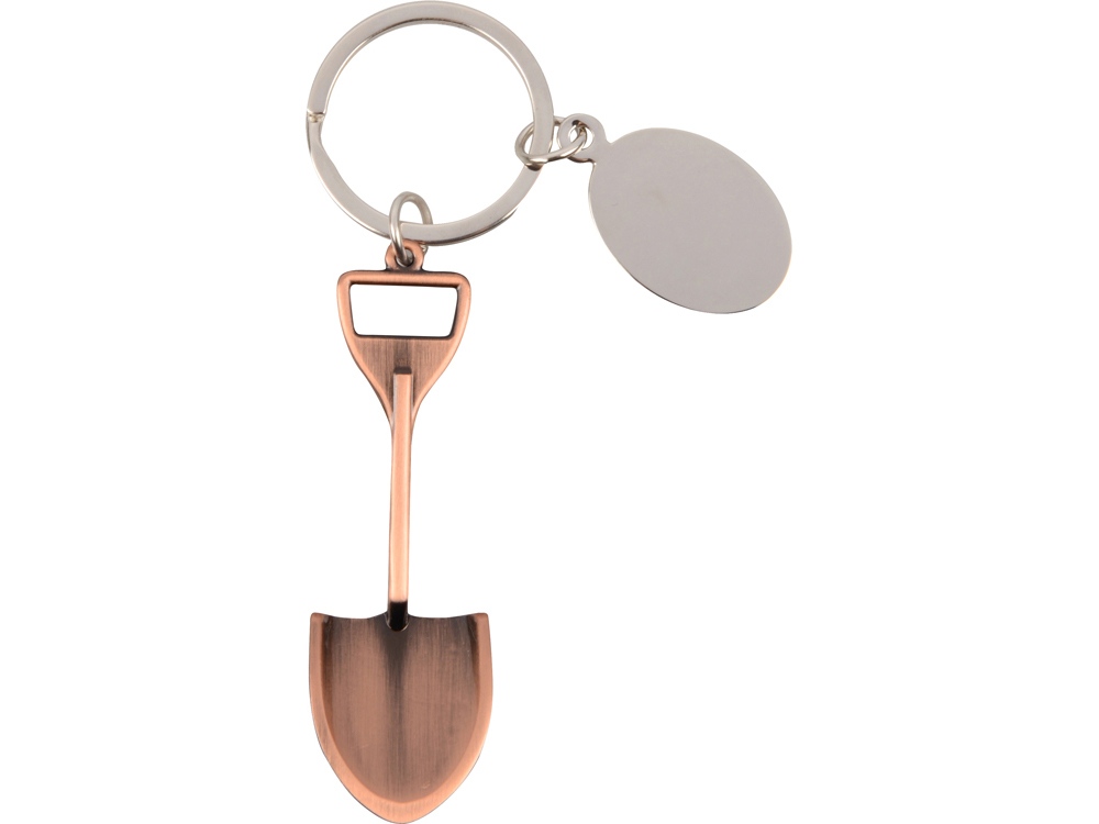 Брелок с шильдом, бронзовый-1