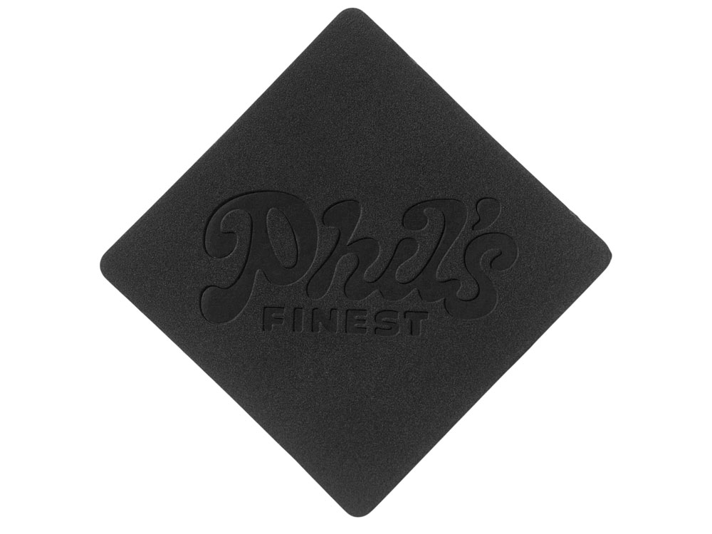 ПАТЧ РОМБ nubuk (чёрный) 7,6 х 7,6 см-2