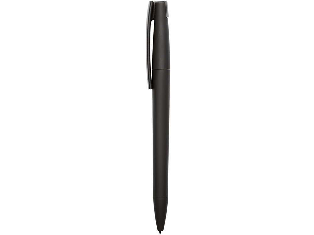 Ручка пластиковая soft-touch шариковая Zorro, черный-1