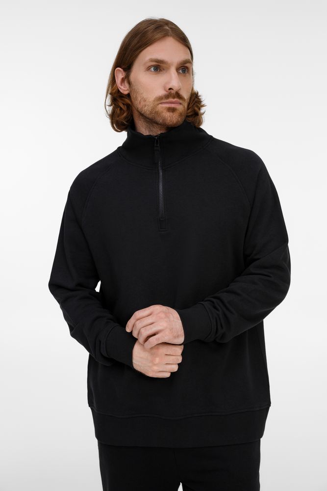 Толстовка унисекс S3, черная-1