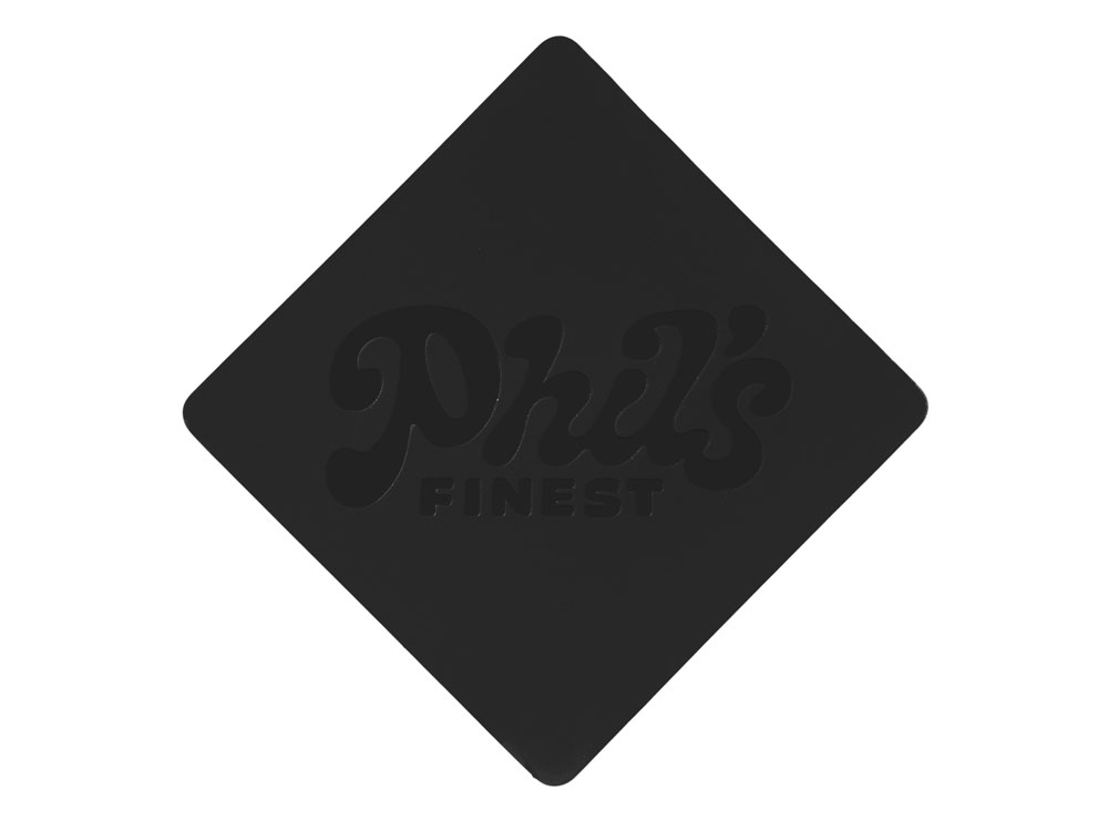 ПАТЧ РОМБ soft-touch (чёрный) 7,6 х 7,6 см-2
