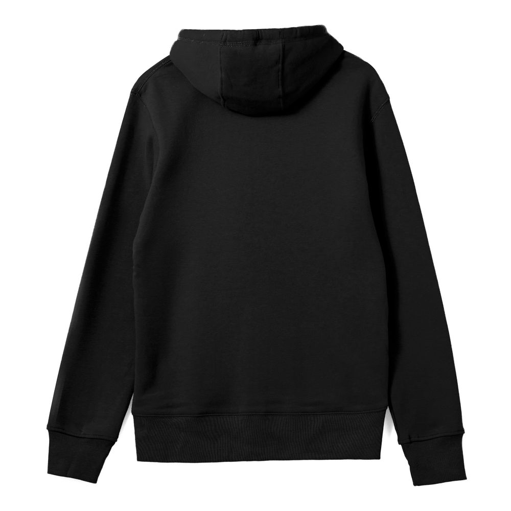 Толстовка на молнии с капюшоном унисекс King, черная-1