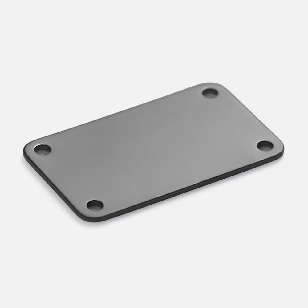 Шильдик металлический Furo, серый металлик-1