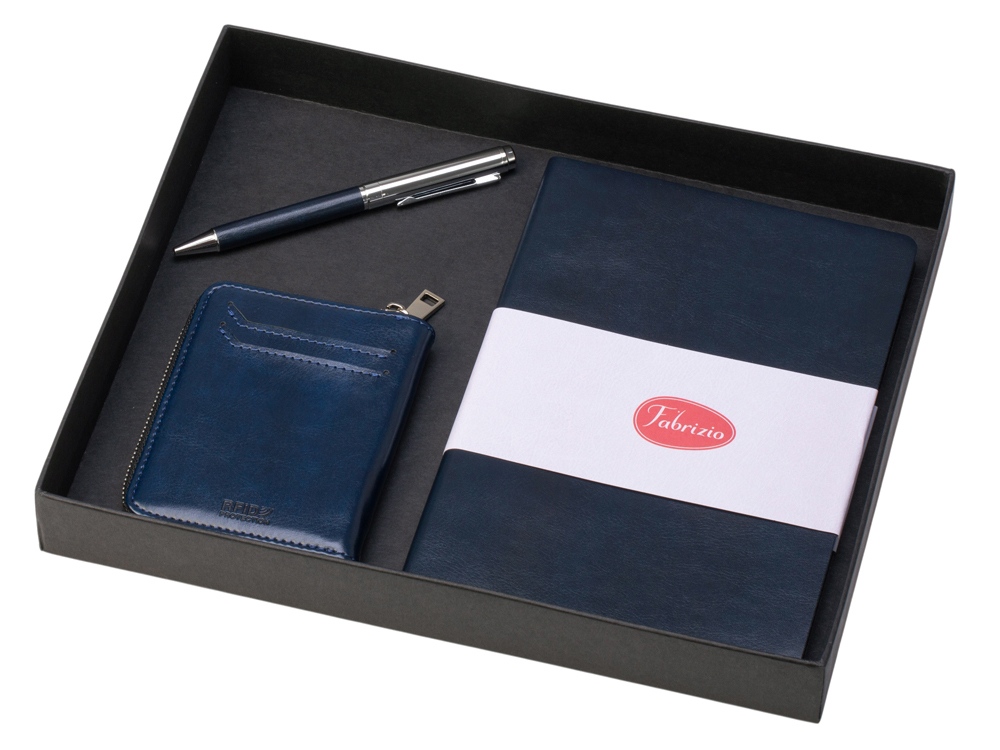 Подарочный набор Fabrizio Large, темно-синий-2