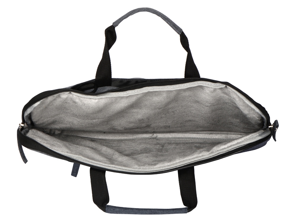 Сумка Plush c усиленной защитой ноутбука 15.6 '', серо-синий-5