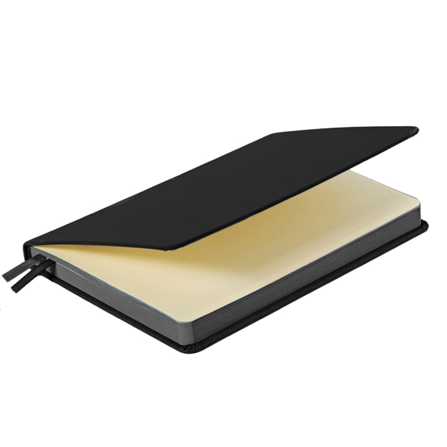 Ежедневник недатированный Softie, формат А5, в клетку, черный-4