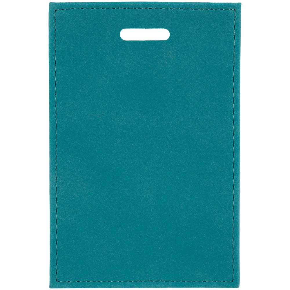 Чехол для пропуска Nubuk, бирюзовый-0