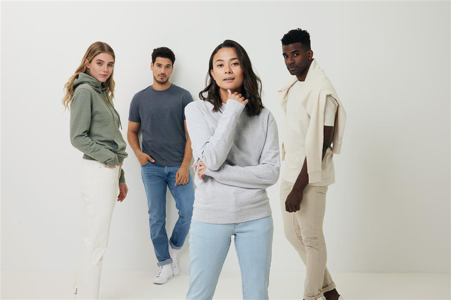 Футболка Iqoniq Manuel из переработанного неокрашенного хлопка, унисекс, 180 г/м²-4