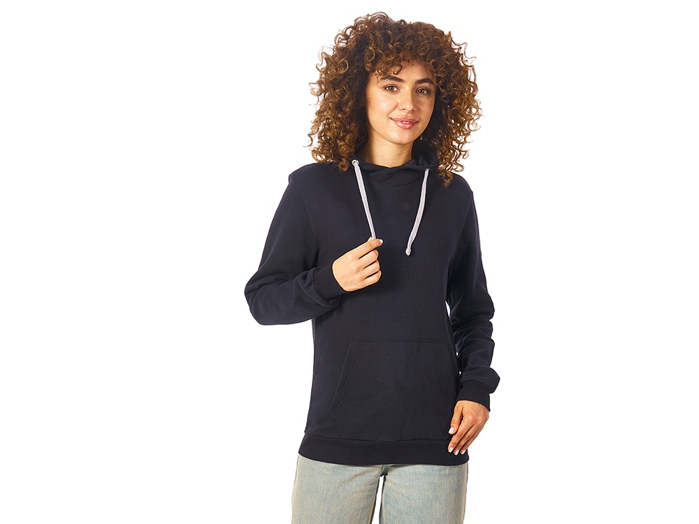 Толстовка унисекс Stream с капюшоном, черный-2