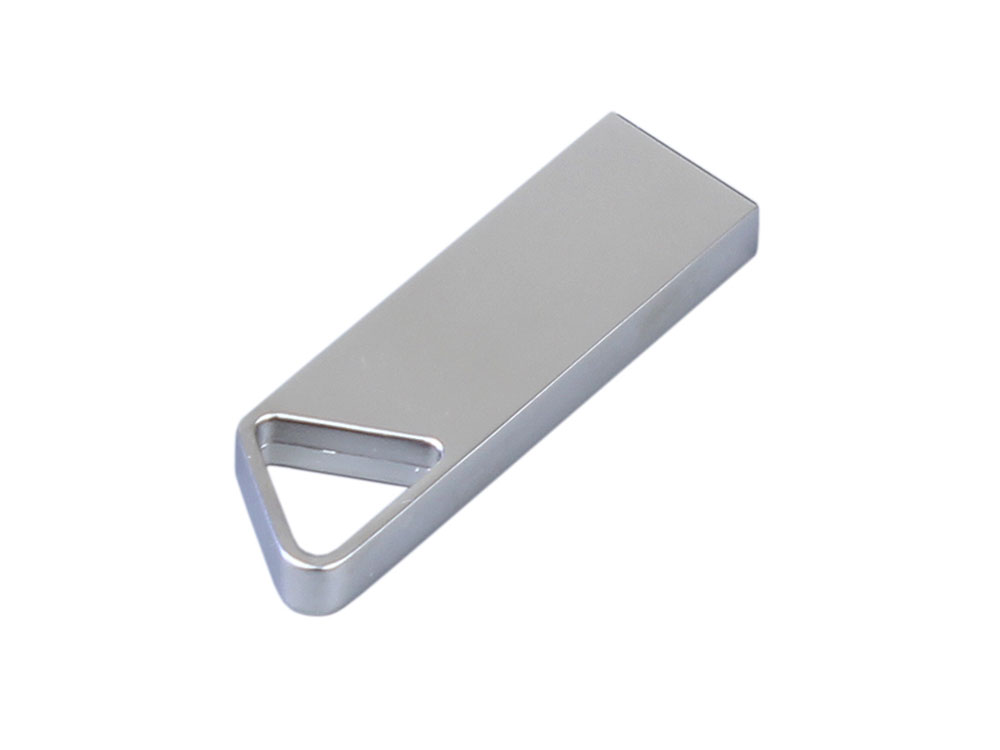 USB 2.0-флешка на 16 Гб с мини чипом, компактный дизайн, отверстие треугольной формы для цепочки-2
