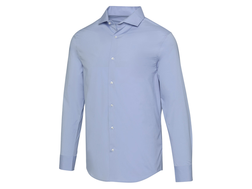 Carnelian мужская рубашка из поплина - Голубой-0