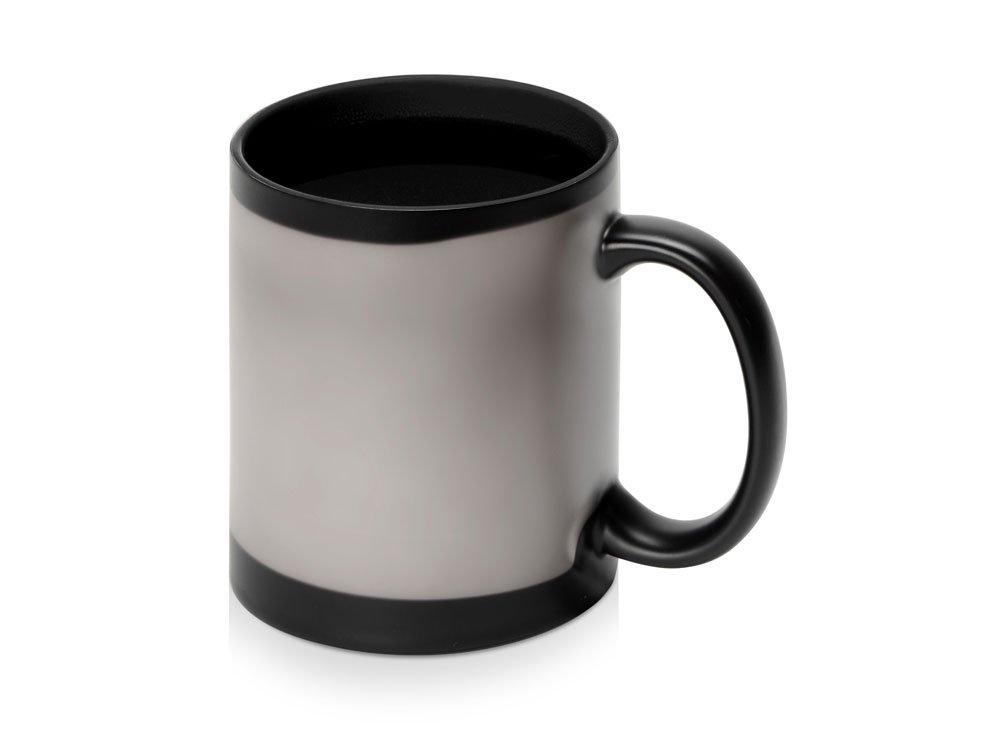 Кружка-хамелеон Surprise матовая, черный/черный-4