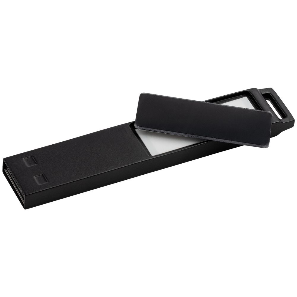 Флешка markBright Black с зеленой подсветкой, 32 Гб-1