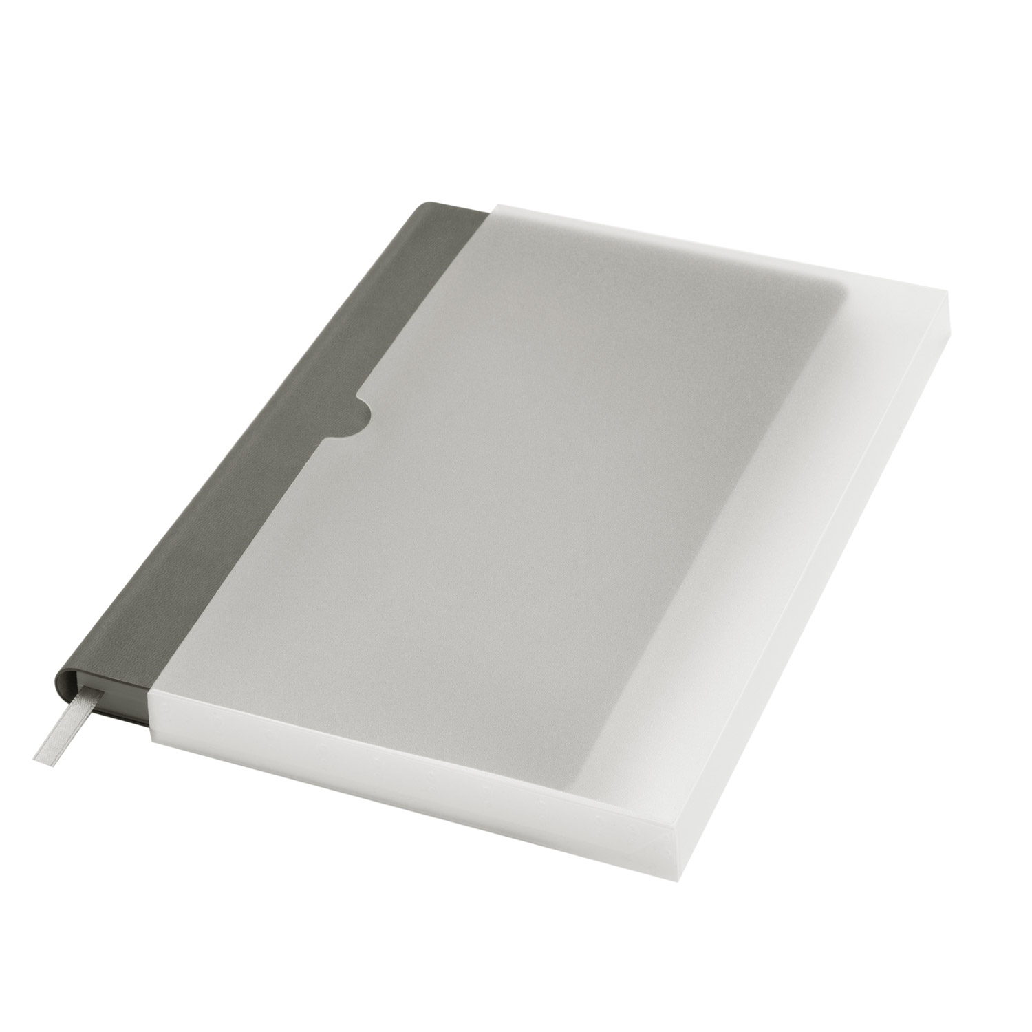 Ежедневник Latte soft touch недатированный, серый-9