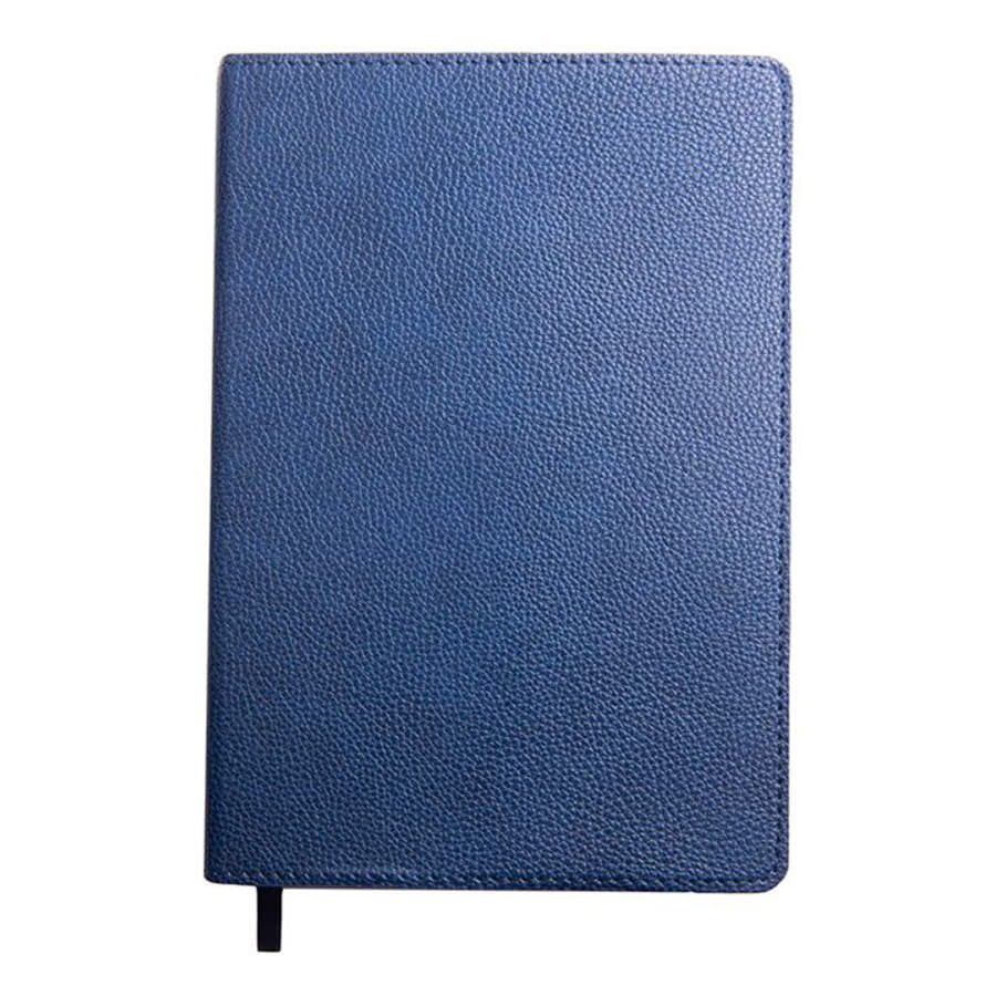 Ежедневник недатированный портфолио Mark, формат А5, в линейку
, темно-синий-1