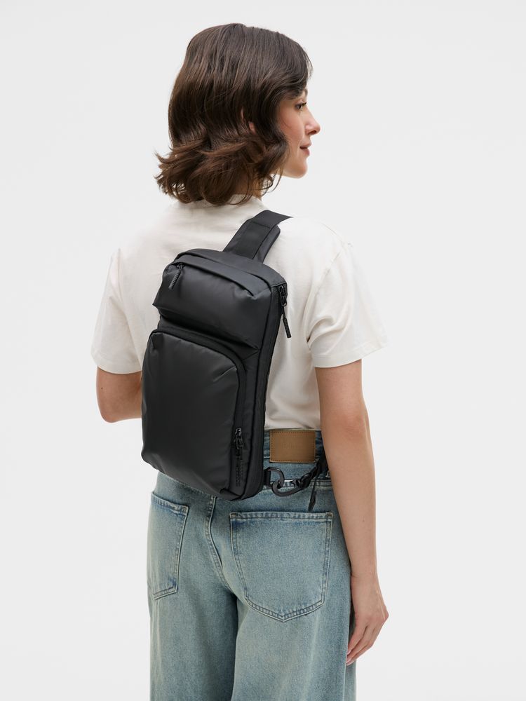 Рюкзак на одно плечо Jekko, черный-4