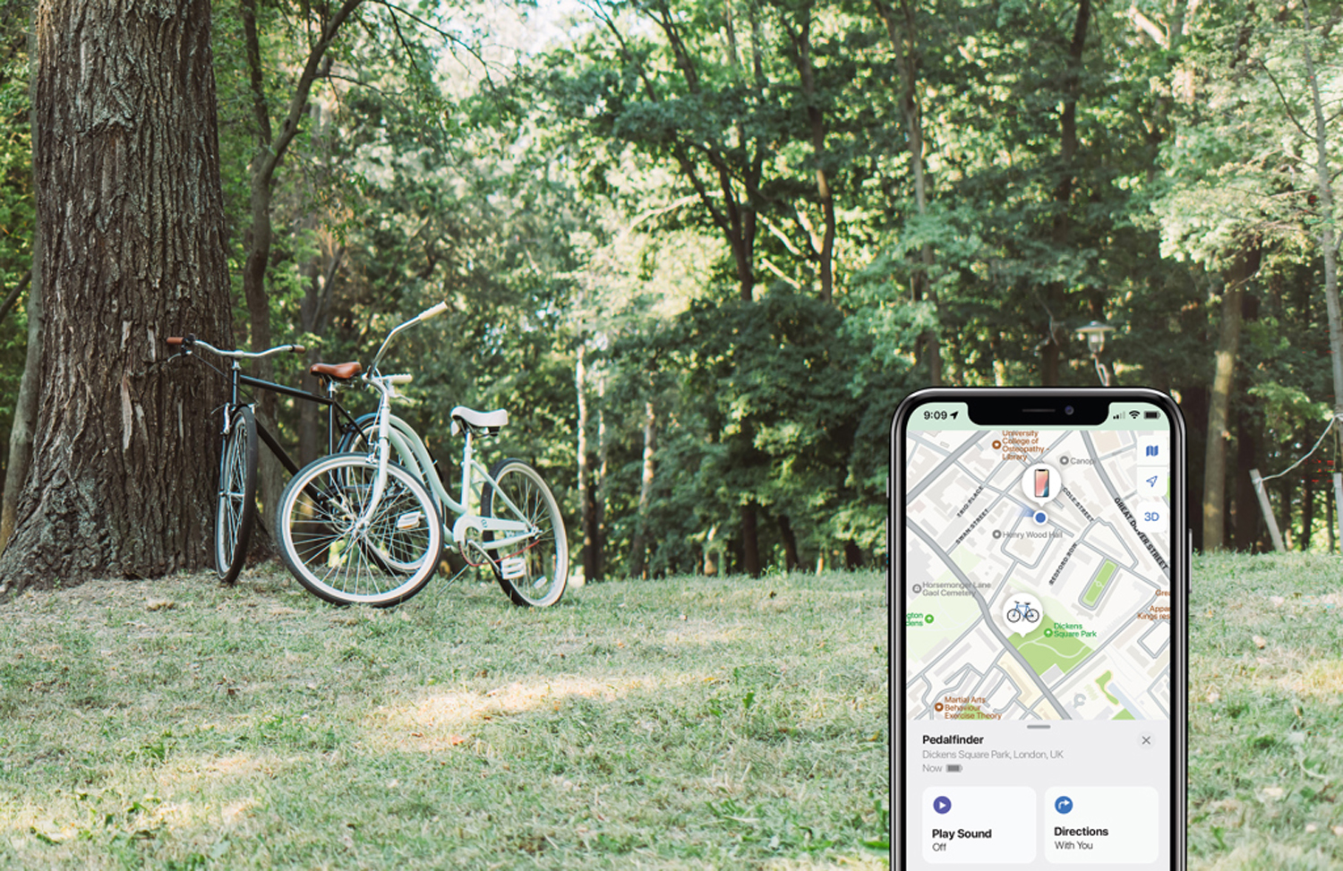 Велосипедный звонок Pedalfinder с технологией Find My-11
