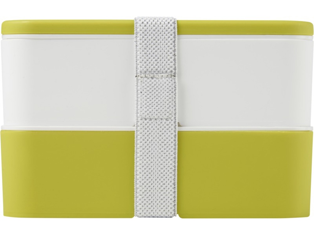 Двухслойный ланчбокс MIYO, лайм/белый-2