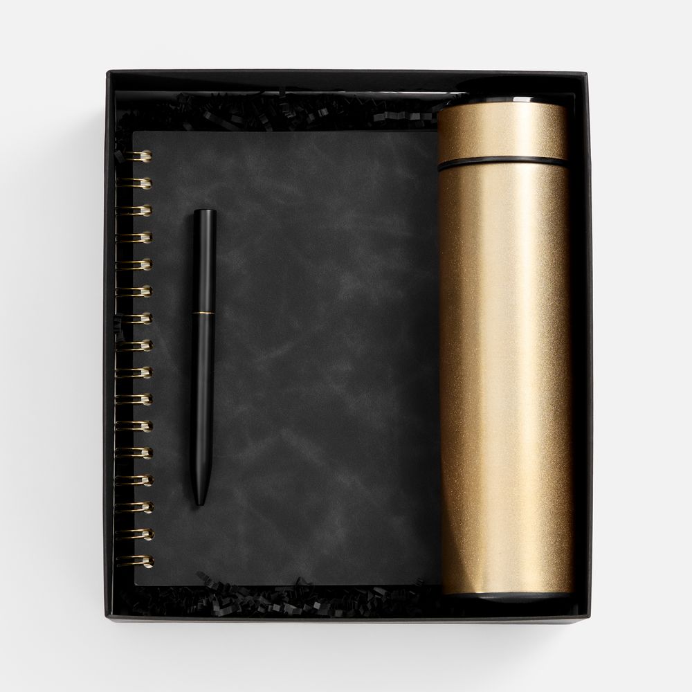 Набор Spiral Gold, черный-0