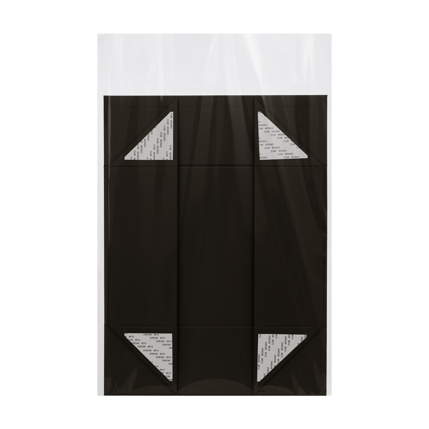 Подарочная коробка-трансформер средняя, черная-4