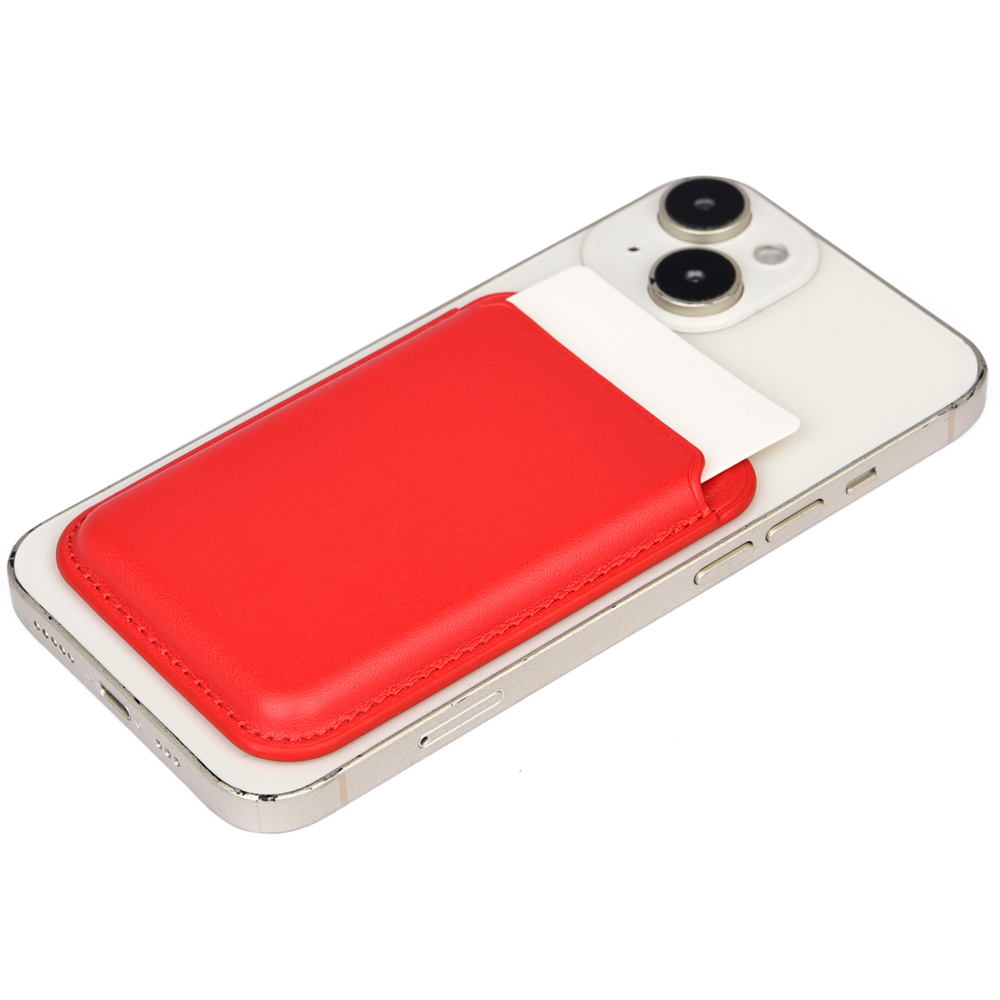 Магнитный держатель карт на телефоне WASAT, Красный-2