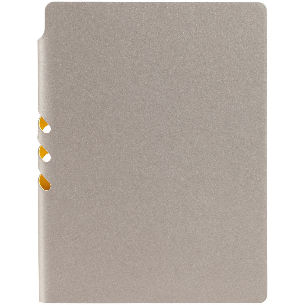 Ежедневник Flexpen, недатированный, серебристо-желтый-1